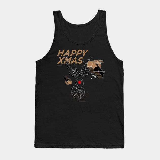 Happy Xmas Tank Top by Beardedguy